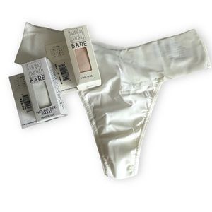 Hanky Panky Bare neutral tone natural rise thongs XS New in Box 3 pairs